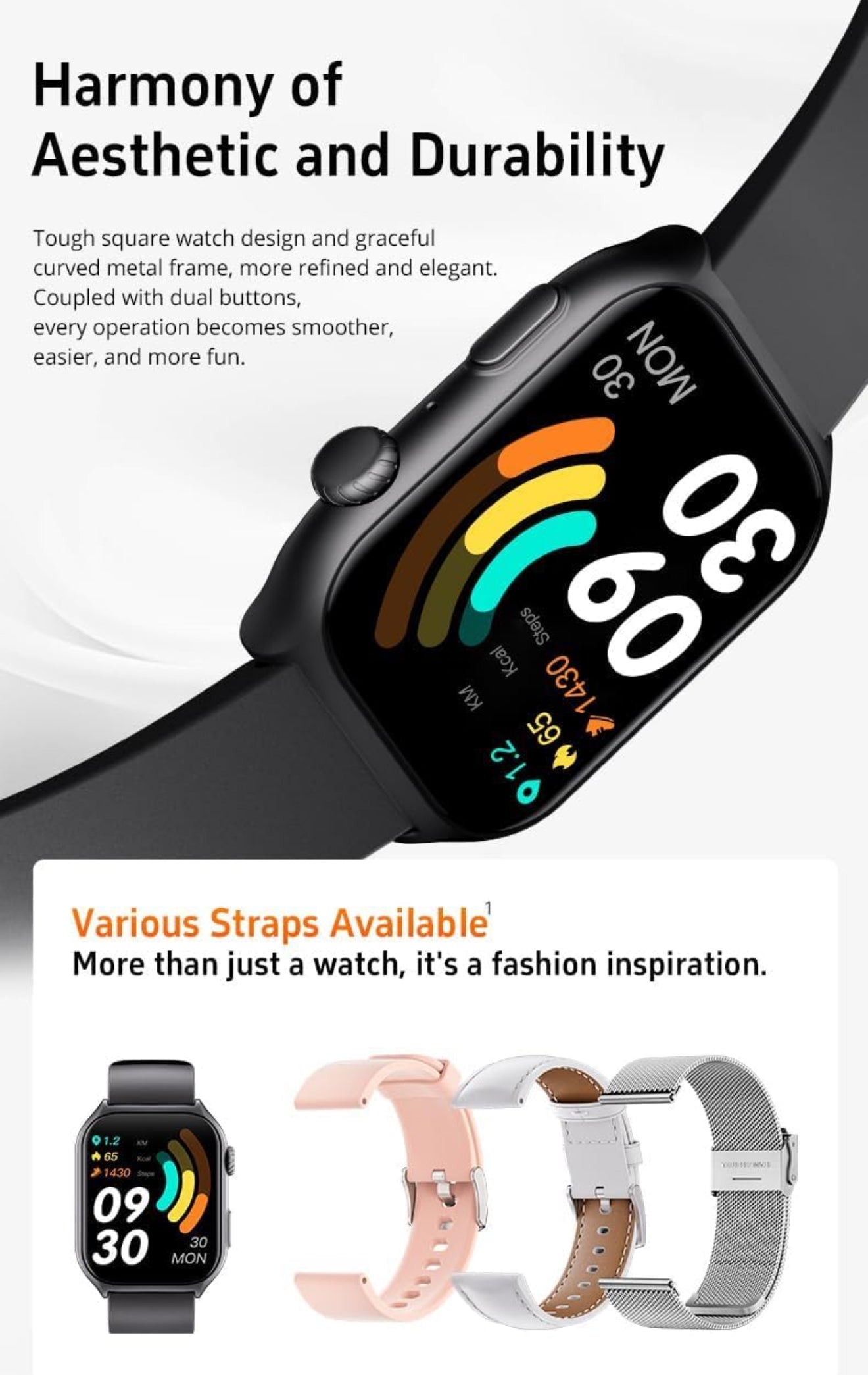 KohGT - Men’s & Women’s Smartwatch for Android & iOS