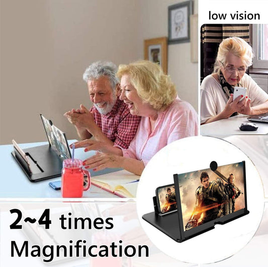 Screen Magnifier for Cell Phone,3D Magnifying Projector Screen Enlarger Expander