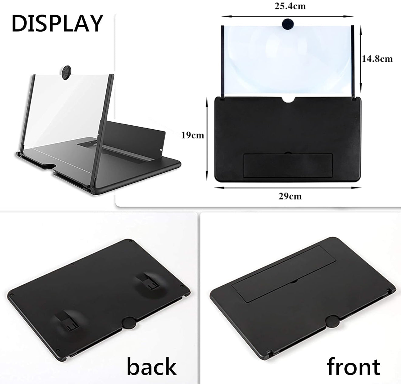 Screen Magnifier for Cell Phone,3D Magnifying Projector Screen Enlarger Expander