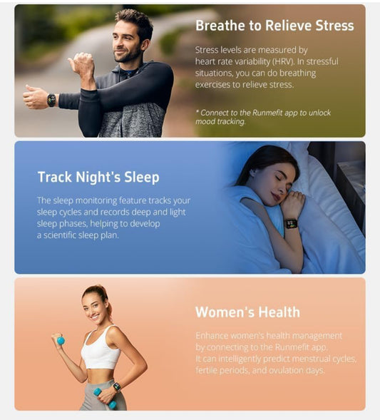 KohGT - Men’s & Women’s Smartwatch for Android & iOS