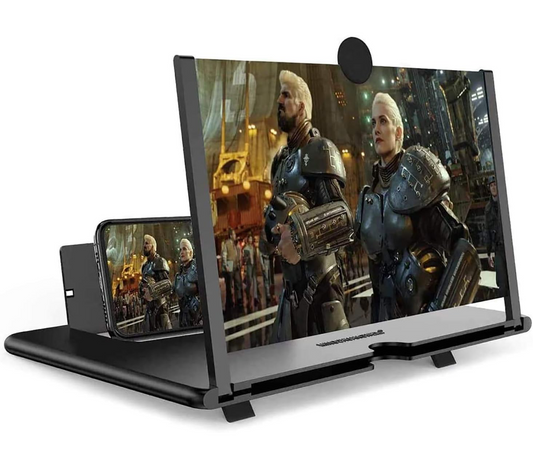 Screen Magnifier for Cell Phone,3D Magnifying Projector Screen Enlarger Expander